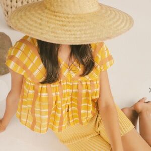 Kordal Studio plaid blouse